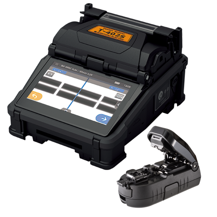 Sumitomo T-402S Fusion Splicer and FC-7LS Cleaver Kit - Active Clad Alignment